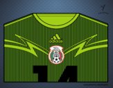 Camiseta del mundial de fútbol 2014 de México