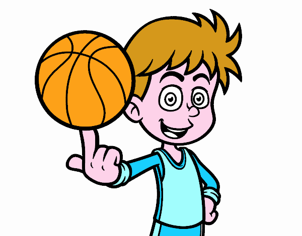 Jugador de baloncesto junior