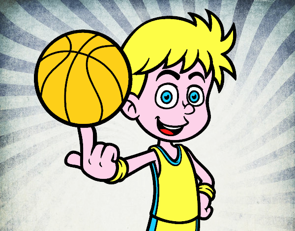 Jugador de baloncesto junior