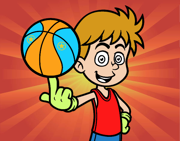 Jugador de baloncesto junior