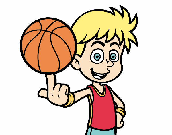 Jugador de baloncesto junior