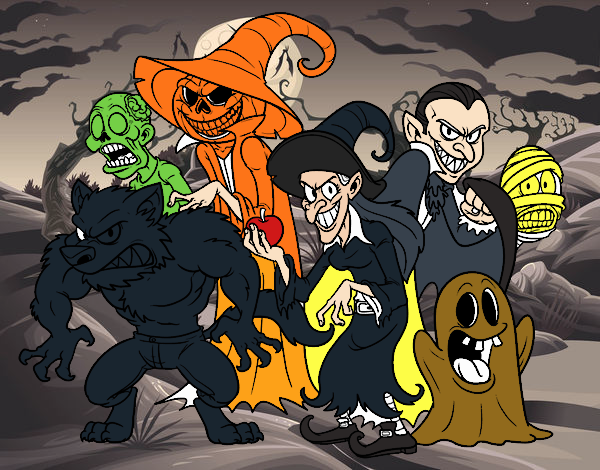 Monstruos de Halloween