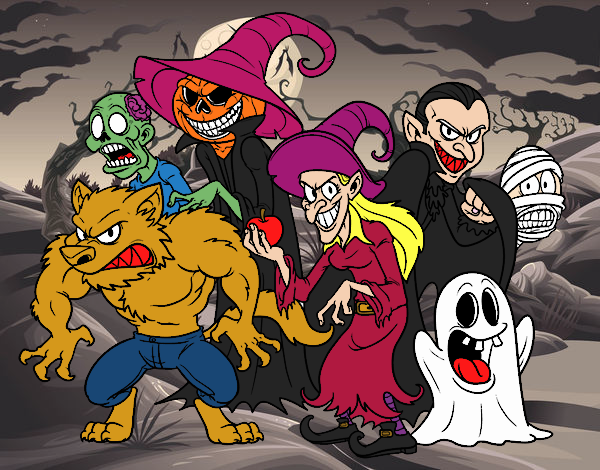 Monstruos de Halloween