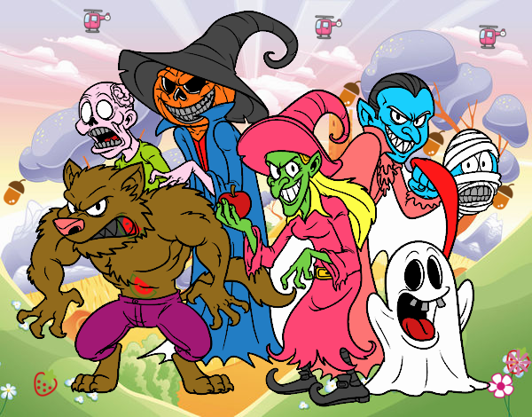 Monstruos de Halloween