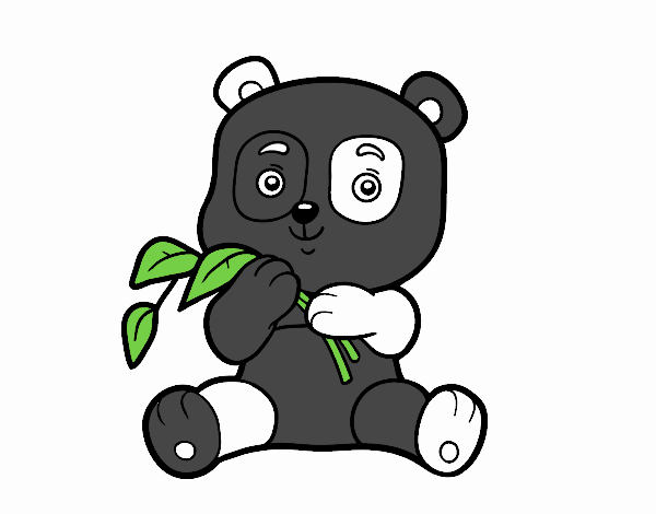 Un oso panda