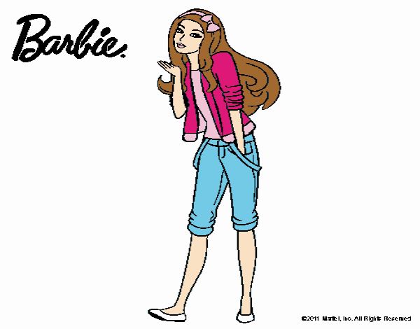 Barbie con look casual