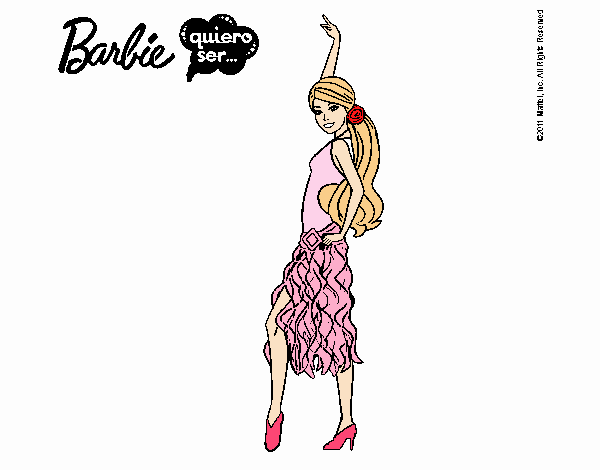 Barbie flamenca