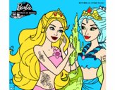 Barbie se despiede de la reina sirena