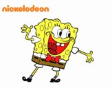 Bob Esponja saludando