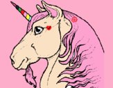 Cabeza de unicornio