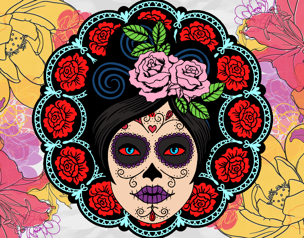 Calavera mejicana femenina