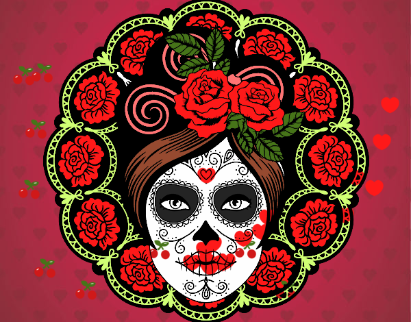 Calavera mejicana femenina