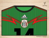 Camiseta del mundial de fútbol 2014 de México