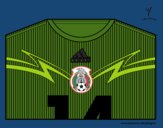 Camiseta del mundial de fútbol 2014 de México