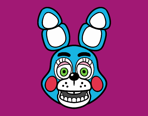 Cara de Toy Bonnie de Five Nights at Freddy's