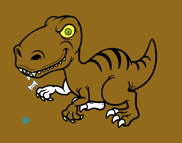 Dinosaurio velociraptor