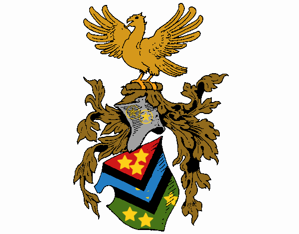 Escudo de armas y aguila 