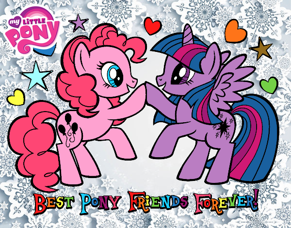 Twilight Sparkle y Pinkie Pie