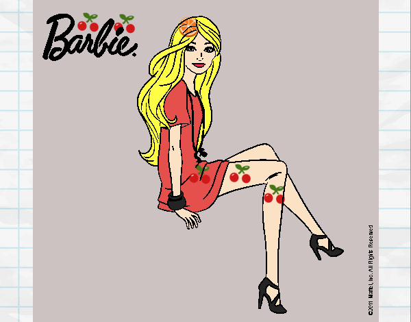 Barbie sentada