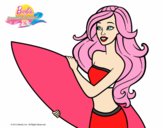 Barbie va a surfear