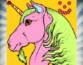 Cabeza de unicornio