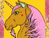 Cabeza de unicornio