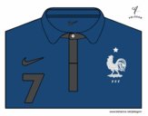 Camiseta del mundial de fútbol 2014 de Francia