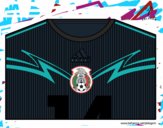 Camiseta del mundial de fútbol 2014 de México