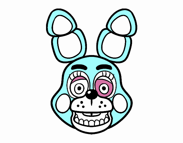 Cara de Toy Bonnie de Five Nights at Freddy's