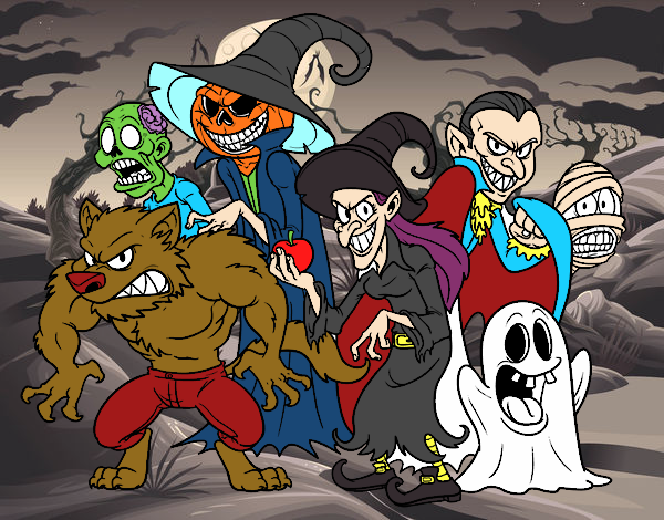 Monstruos de Halloween