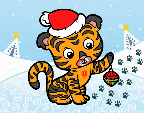 Tigre navideño