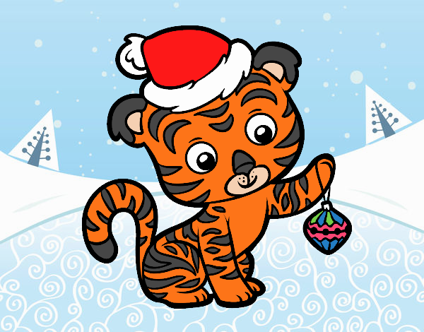 Tigre navideño