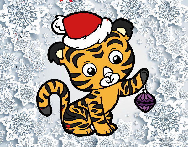 Tigre navideño