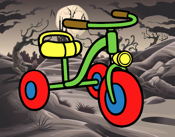 Un triciclo infantil