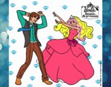 Barbie bailando con un amigo