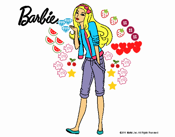 Barbie con look casual