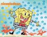 Bob Esponja saludando