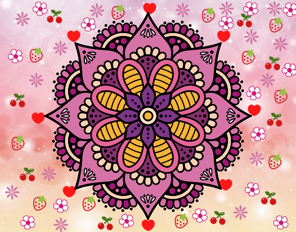 mandala  rara y poco bonita