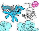 Rainbow Dash y la tortuga tanque