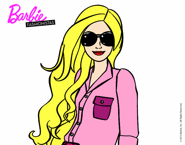 Barbie con gafas de sol