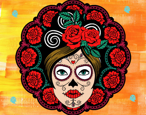 Calavera mejicana femenina