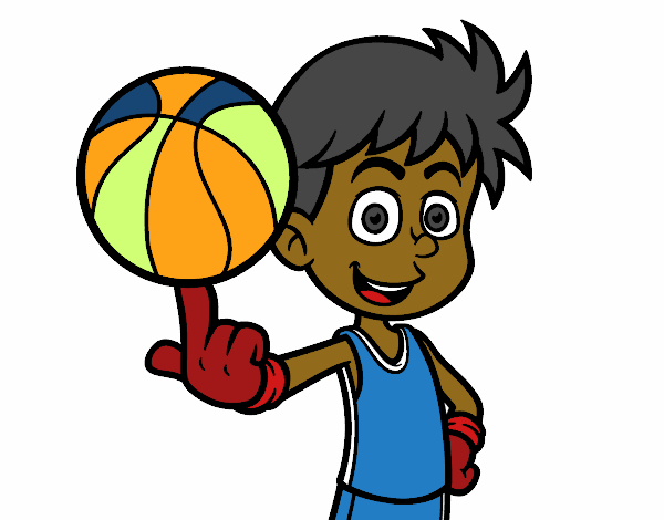 Jugador de baloncesto junior