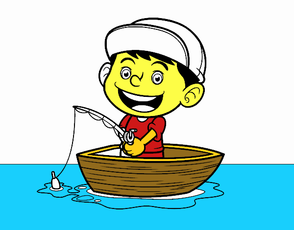 Niño pescando