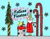 Postal Felices Fiestas