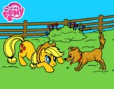 Applejack y Winona