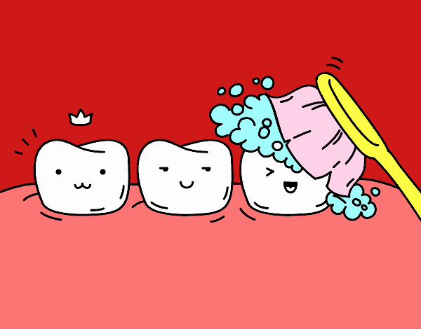 los dientes sanos