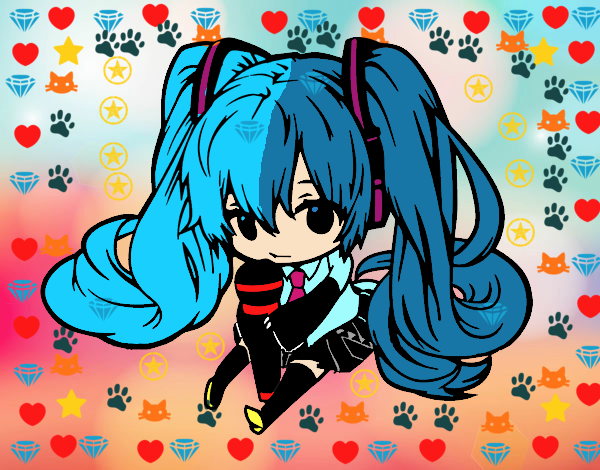 Miku Chibi vocaloid