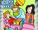 Niño en el dentista