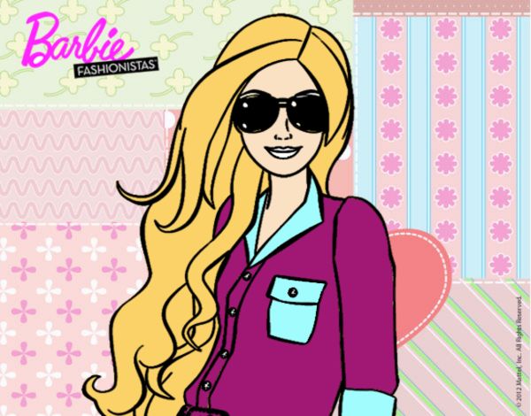 Barbie con gafas de sol