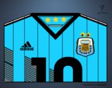 Camiseta del mundial de fútbol 2014 de Argentina